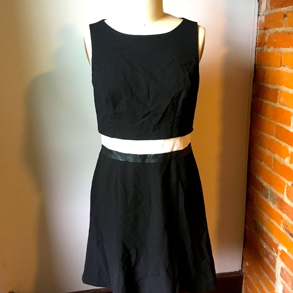 Ralph Lauren dress, black and white, size 8